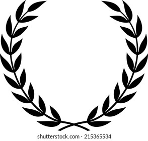 Laurel Wreath Vector. Vector laurel wreath. Laurel wreath isolated