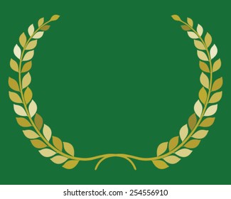 Laurel wreath vector isolated