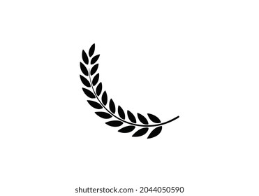 Laurel wreath vector. Victory vector element