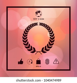 Laurel wreath for yor design