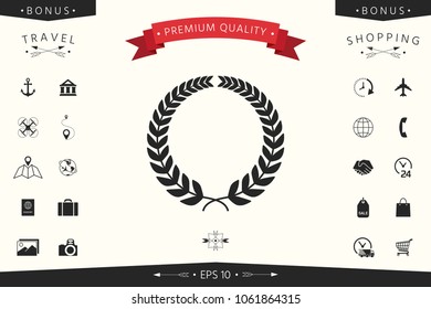 Laurel wreath for yor design