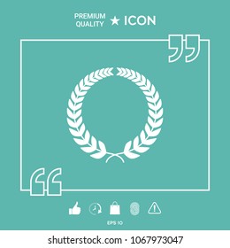 Laurel wreath for yor design