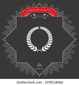 Laurel wreath for yor design