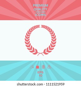 Laurel wreath for yor design