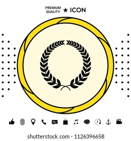 Laurel wreath for yor design