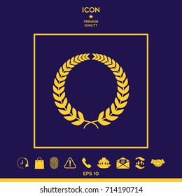 Laurel wreath for yor design
