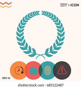 Laurel wreath for your design