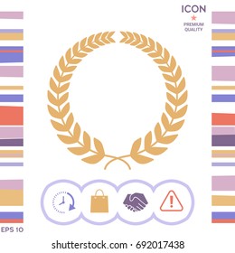 Laurel wreath for your design