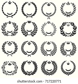 Laurel wreathes set