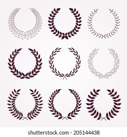 laurel wreaths