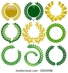 laurel wreaths