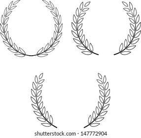 Laurel Wreaths Vector