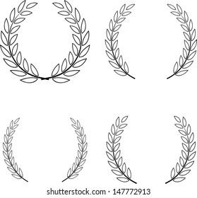 Laurel Wreaths Vector