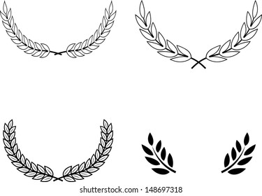 Laurel Wreaths Vector