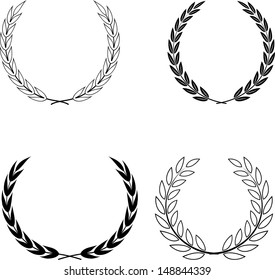 Laurel Wreaths Vector