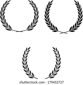 Laurel Wreaths Vector  