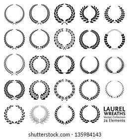 Laurel Wreaths Vector Collection