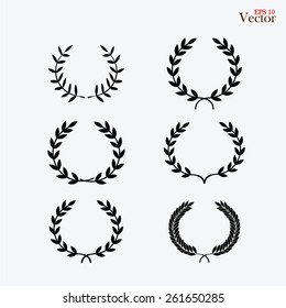 Laurel Wreaths Vector Collection