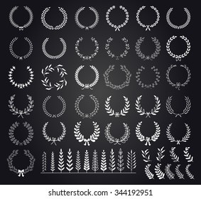 Laurel Wreaths Vector Collection 