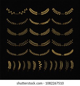 Laurels and wreaths. Design elements for invitations, greeting cards, quotes, blogs, posters and more. Perfect For Wedding Frames