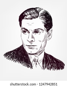 Laurence Olivier Vector Sketch Style Portrait