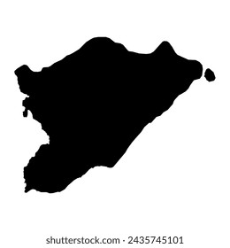 Lautem Municipality map, administrative division of East Timor. Vector illustration.