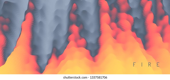 Lava. Abstract background. Modern pattern. Vector illustration for design.