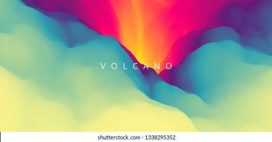 Lava. Abstract background. Modern pattern. Vector illustration for design.