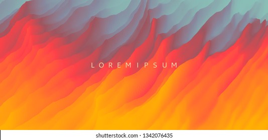 Lava. Abstract background. Modern pattern. Vector illustration for design.