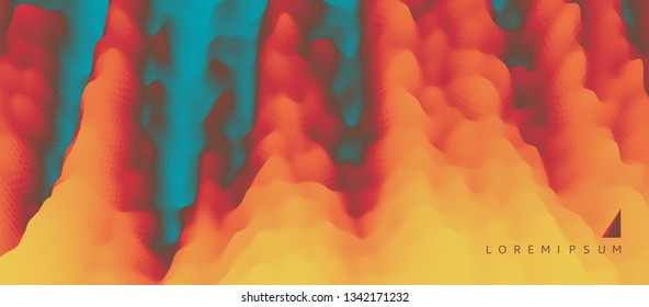 Lava. Abstract background. Modern pattern. Vector illustration for design.