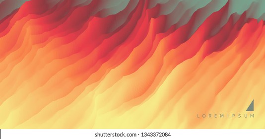 Lava. Abstract background. Modern pattern. Vector illustration for design.