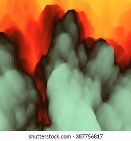 Lava. Abstract background. Modern pattern. Vector Illustration For Your Design. 