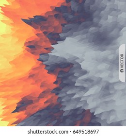 Lava. Abstract background. Modern pattern. Vector Illustration For Your Design.