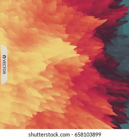 Lava. Abstract background. Modern pattern. Vector Illustration For Your Design.