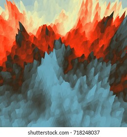 Lava. Abstract background. Modern pattern. Vector Illustration For Your Design.