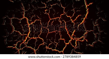 Lava crack ground mud textured