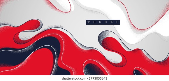 Lava in dynamic motion vector abstract background, expressive illustration of curvy fluid like lines and textures wallpaper art, creative graphics.