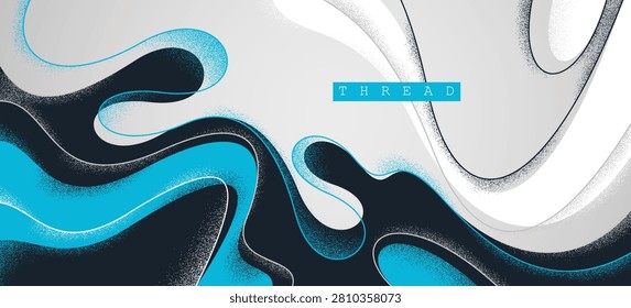 Lava in dynamic motion vector abstract background, expressive illustration of curvy fluid like lines and textures wallpaper art, creative graphics.