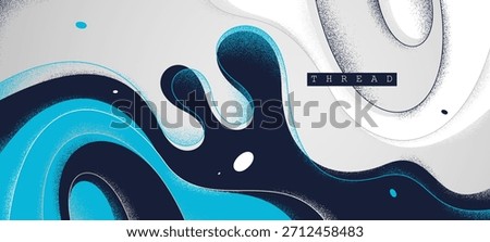 Lava in dynamic motion vector abstract background, expressive illustration of curvy fluid like lines and textures wallpaper art, creative graphics.