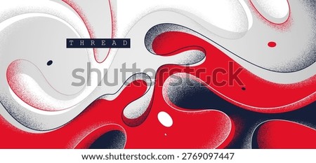 Lava in dynamic motion vector abstract background, expressive illustration of curvy fluid like lines and textures wallpaper art, creative graphics.