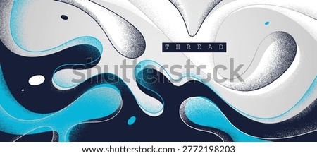 Lava in dynamic motion vector abstract background, expressive illustration of curvy fluid like lines and textures wallpaper art, creative graphics.