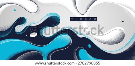 Lava in dynamic motion vector abstract background, expressive illustration of curvy fluid like lines and textures wallpaper art, creative graphics.
