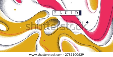 Lava in dynamic motion vector abstract background, expressive illustration of curvy fluid like lines and textures wallpaper art, joyful and happy creative graphics.
