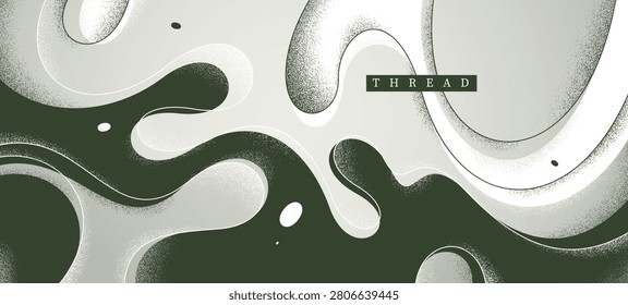 Lava in dynamic motion vector monochrome abstract background, expressive illustration of curvy fluid like lines and textures wallpaper art, creative grahpics.