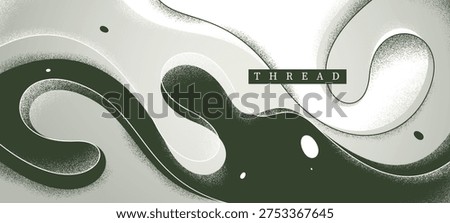 Lava in dynamic motion vector monochrome abstract background, expressive illustration of curvy fluid like lines and textures wallpaper art, creative grahpics.