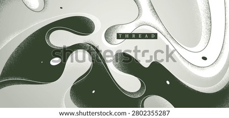 Lava in dynamic motion vector monochrome abstract background, expressive illustration of curvy fluid like lines and textures wallpaper art, creative grahpics.