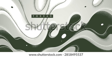 Lava in dynamic motion vector monochrome abstract background, expressive illustration of curvy fluid like lines and textures wallpaper art, creative grahpics.