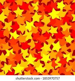 Lava halftone modern design backdrop. Red Bright Christmas Night Background. Scarlet Neon Holiday Magic Sky seamless pattern vector. Hot red simple party Stars Surface illustration.