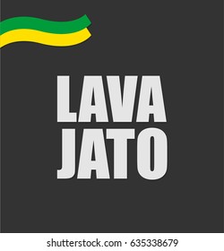 Lava Jato - Brazilian federal police operation illustration