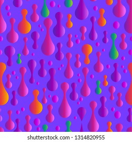 Lava Lamp Seamless Pattern